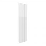 Reina Casina Vertical Aluminium Designer Radiator, White, 1800mm x 470mm – Double Panel