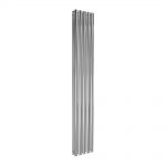 Reina Neval Vertical Aluminium Designer Radiator, Polished, 1800mm x 286mm – Double Panel