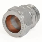 West Chrome Admiral 22mm Compression Adapter