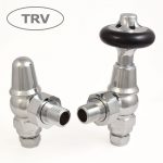 West Thermostatic Valves, Admiral, Chrome Angled