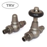 West Thermostatic Valves, Admiral, Pewter Straight