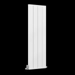 Nordic Alpha Aluminium Designer Vertical Radiator, Matt White, 1800mm x 476mm