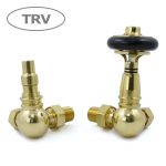 West Thermostatic Valves, Amberley, Polished Brass Corner – 10mm