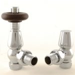 West Thermostatic Valves, Bentley, Chrome Angled – 10mm