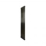 Nordic 2 Column Vertical Radiator, Raw Metal, 1500mm x 474mm