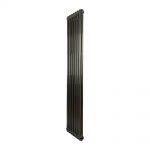 Nordic 2 Column Vertical Radiator, Raw Metal, 1800mm x 474mm