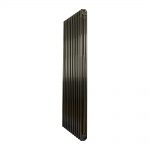 Nordic 3 Column Vertical Radiator, Raw Metal, 1800mm x 519mm