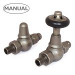 West Manual Valves, Commodore, Pewter Straight