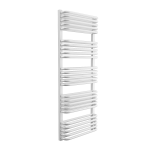 Trade Direct Radius Towel Rail, White, 1269x500mm