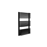 Trade Direct Radius Towel Rail, Black, 736x500mm