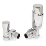 West Thermostatic Valves, Delta, Chrome Angled – 10mm