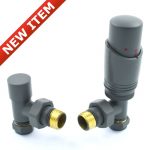 West Thermostatic Valves, Delta, Graphite Grey Angled