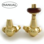 West Manual Valves, Eton, Polished Brass Corner – 10mm