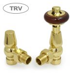West Thermostatic Valves, Faringdon, Brass Angled  – 10mm
