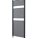 Lazzarini Roma Towel Rail – 25mm, Anthracite Curved, 1512x600mm (Electric)