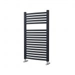 Lazzarini Roma Towel Rail – 25mm, Anthracite Curved, 842x500mm (Electric)