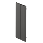 Apollo Malpensa Vertical Aluminium Radiator, Anthracite Curve, 1800mm x 596mm