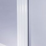 DQ Moto Vertical Aluminium Designer Radiator, White, 1800mm x 475mm