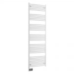 Nordic Towel Rail, White Curved, 1866mm x 500mm (Electric)