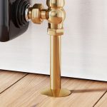 Trade Direct Polished Brass Pipe Covers 130mm (pair)