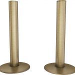 Trade Direct Antique Brass Pipe Covers 130mm (pair)