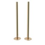 Trade Direct Polished Brass Pipe Covers 300mm (pair)
