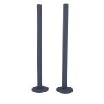Trade Direct Anthracite Pipe Covers 300mm (pair)