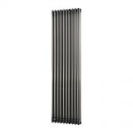 Trade Direct 3 Column Vertical Radiator, Raw Metal, 1800mm x 465mm