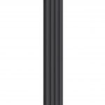 Reina Coneva Modern Column Vertical Radiator, Anthracite, 1500mm x 300mm – Double Panel