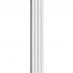 Reina Coneva Modern Column Vertical Radiator, White, 1500mm x 300mm – Double Panel