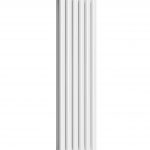 Reina Coneva Modern Column Vertical Radiator, White, 1500mm x 440mm – Double Panel