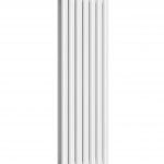 Reina Coneva Modern Column Vertical Radiator, White, 1500mm x 510mm – Double Panel