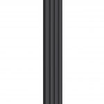 Reina Coneva Modern Column Vertical Radiator, Anthracite, 1800mm x 300mm – Double Panel
