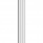 Reina Coneva Modern Column Vertical Radiator, White, 1800mm x 300mm – Double Panel