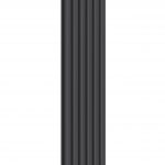 Reina Coneva Modern Column Vertical Radiator, Anthracite, 1800mm x 440mm – Double Panel