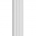 Reina Coneva Modern Column Vertical Radiator, White, 1800mm x 510mm – Double Panel