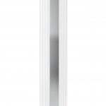 Reina Reflect Vertical Designer Radiator, White, 1800mm x 445mm