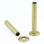 West Brushed Brass Sleeving Kit 130mm (pair)