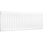 K-Rad Compact Horizontal Radiator, White, 400mm x 1100mm – Double Panel, Double Convector