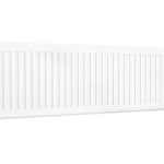 K-Rad Compact Horizontal Radiator, White, 400mm x 1600mm – Double Panel, Double Convector