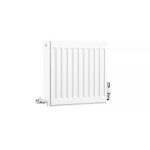 K-Rad Compact Horizontal Radiator, White, 400mm x 400mm – Double Panel, Double Convector