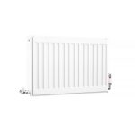 K-Rad Compact Horizontal Radiator, White, 400mm x 600mm – Double Panel, Double Convector