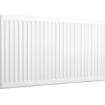K-Rad Compact Horizontal Radiator, White, 600mm x 1100mm – Double Panel, Double Convector