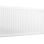 K-Rad Compact Horizontal Radiator, White, 600mm x 1200mm – Double Panel, Double Convector