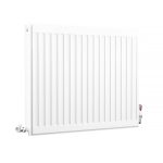K-Rad Compact Horizontal Radiator, White, 600mm x 700mm – Double Panel, Double Convector