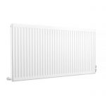K-Rad Compact Horizontal Radiator, White, 750mm x 1400mm – Double Panel, Double Convector