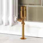 Trade Direct Thermostatic Valves, Modern, Polished Brass Angled