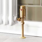 Trade Direct Thermostatic Valves, Modern, Antique Brass Angled
