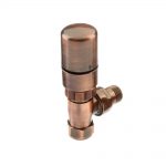 Nordic Thermostatic Valves, Modern, Antique Copper Angled
