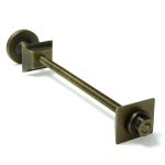 West Old English Brass Luxury Wall Stay